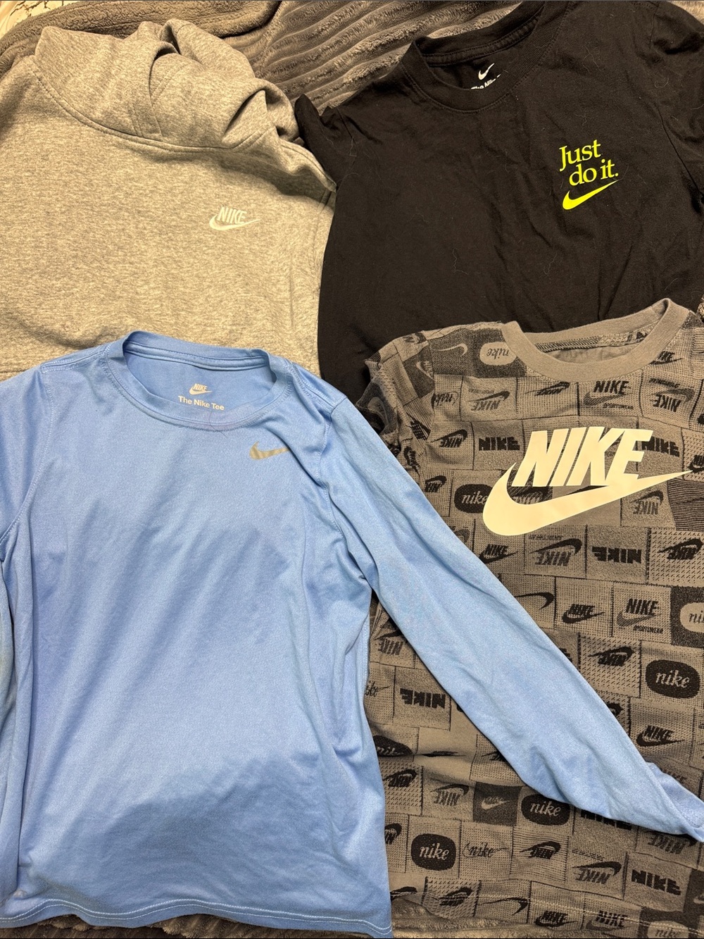 Nike Tops Bundle — Hoodie , long sleeve , and two shirts
